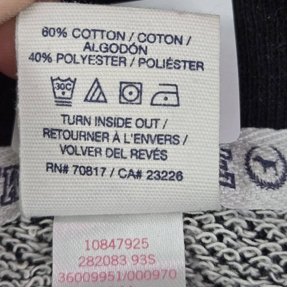 Victoria's Secret PINK Women Sweatshirt M Black Graphic Print LOVE Logo - Picture 3 of 9